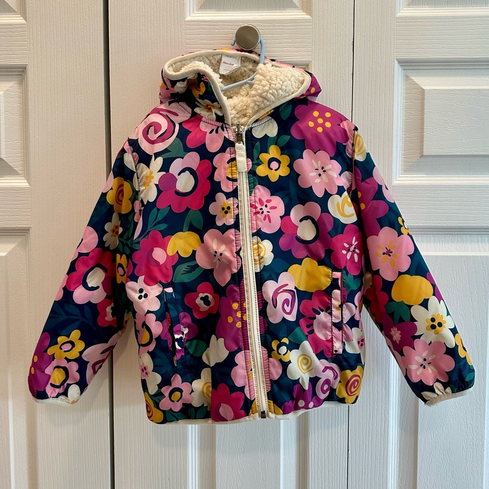 (Hanna Andersson) Girls Reversible Winter Jacket